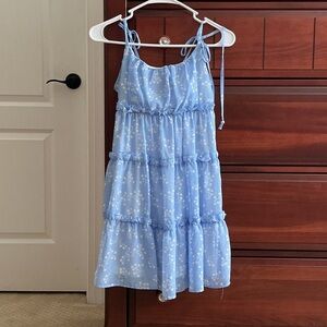 Rue21 Light Blue Floral Kids Dress